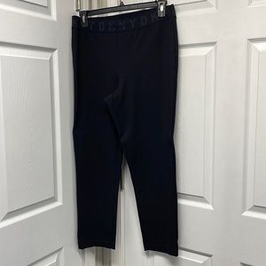 DKNY Logo Waistband Athletic Yoga Pants